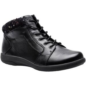 Abeo Elda Pew Pro Black Leather Ankle Boot Size 7